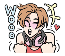 AsB - Love 99 / The Comic Cupple sticker #9403534