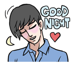 AsB - Love 99 / The Comic Cupple sticker #9403543