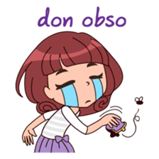 Cute Korean Girl sticker #9403945