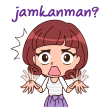 Cute Korean Girl sticker #9403955