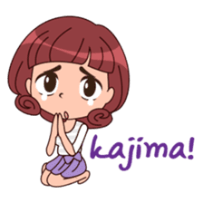 Cute Korean Girl sticker #9403959