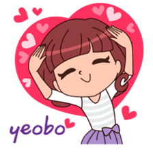 Cute Korean Girl sticker #9403962