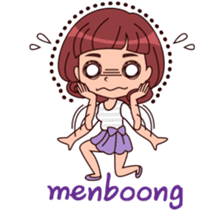 Cute Korean Girl sticker #9403974