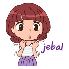 Cute Korean Girl sticker #9403982