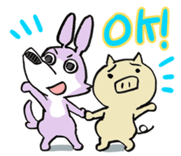 wolf&Three Little Pigs sticker #9404276