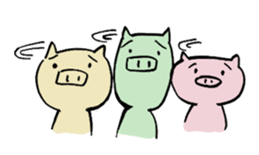 wolf&Three Little Pigs sticker #9404281