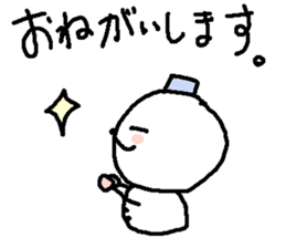 Cute snow man stickers. sticker #9404329