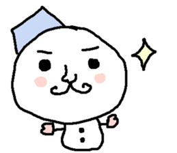 Cute snow man stickers. sticker #9404334