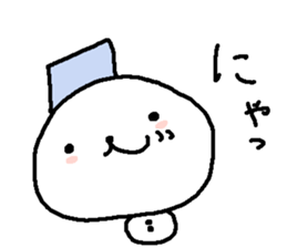 Cute snow man stickers. sticker #9404342