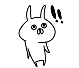 Yamaguchi dialect white rabbit sticker #9404655