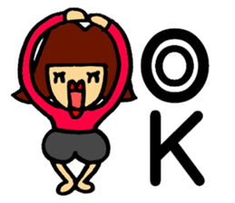 The girl who is always fine sticker #9404730