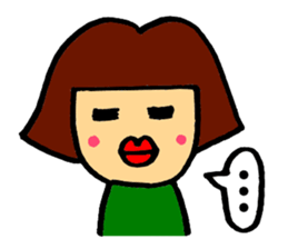 The girl who is always fine sticker #9404736