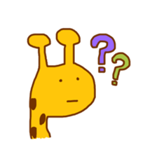 giraffe enjoy everyday sticker #9405372