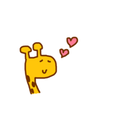 giraffe enjoy everyday sticker #9405381