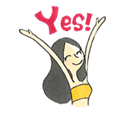 Beautiful Yoga Life sticker #9406229