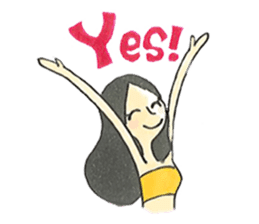 Beautiful Yoga Life sticker #9406229