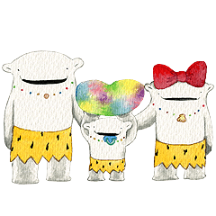 hand-drawing polarbear