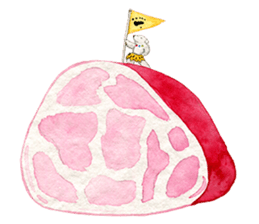 hand-drawing polarbear sticker #9406332