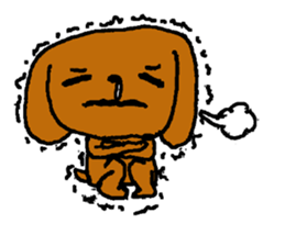 Toy poodle Choco sticker #9406999