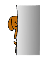 Toy poodle Choco sticker #9407001