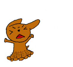 Toy poodle Choco sticker #9407012