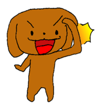 Toy poodle Choco sticker #9407013