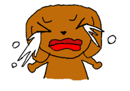 Toy poodle Choco sticker #9407014