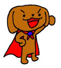 Toy poodle Choco sticker #9407021