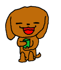 Toy poodle Choco sticker #9407023