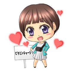 vitamin voice yumi Sticker