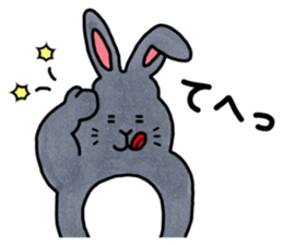 zatsu usagi sticker #9407836