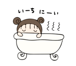 rabbit costume Mokomoko-minachan2 sticker #9408374