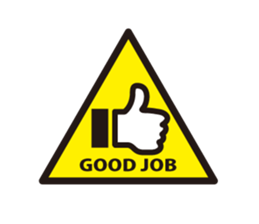 Mr.Road signs(2)Character None version sticker #9408665