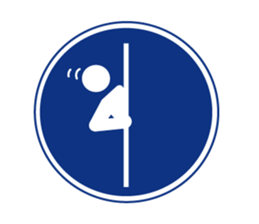 Mr.Road signs(2)Character None version sticker #9408671