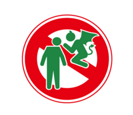 Mr.Road signs(2)Character None version sticker #9408672