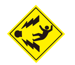 Mr.Road signs(2)Character None version sticker #9408686