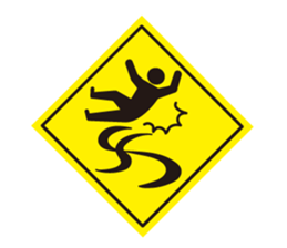 Mr.Road signs(2)Character None version sticker #9408687