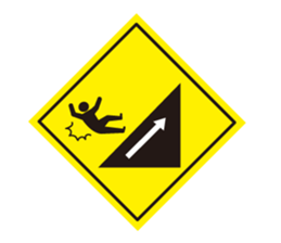 Mr.Road signs(2)Character None version sticker #9408699