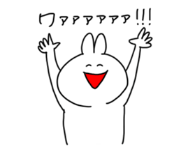 rabbit is enjoying 3 sticker #9409109