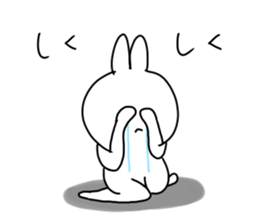 rabbit is enjoying 3 sticker #9409125