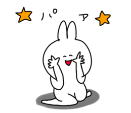 rabbit is enjoying 3 sticker #9409126