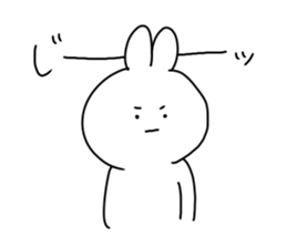 rabbit is enjoying 3 sticker #9409127