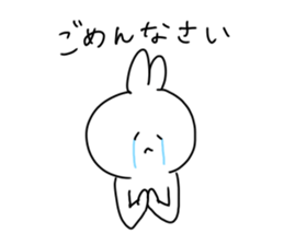 rabbit is enjoying 3 sticker #9409129