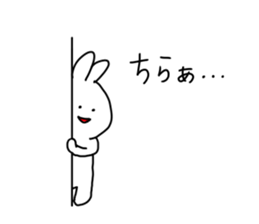 rabbit is enjoying 3 sticker #9409130