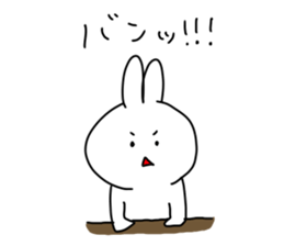 rabbit is enjoying 3 sticker #9409131