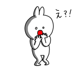 rabbit is enjoying 3 sticker #9409134