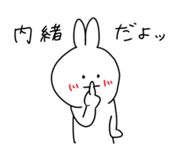 rabbit is enjoying 3 sticker #9409136