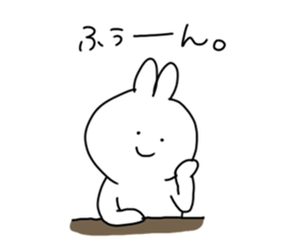 rabbit is enjoying 3 sticker #9409138