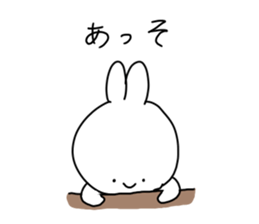 rabbit is enjoying 3 sticker #9409141