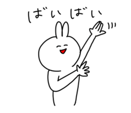 rabbit is enjoying 3 sticker #9409143